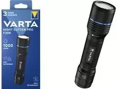 Žibintuvėlis Varta F20R Aluminium su įkraunama baterija, kompaktiškas rankinis LED