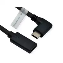 ROLINE 11.04.5496-10 - 2 m USB Type-C (vyriškas) į USB Type-C (moteriškas) lankstus laidas