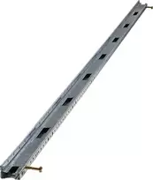 Racko aksesuaras Hager UN08A — nerūdijantis plienas, 26,2 mm x 1200 mm x 18 mm (2 vnt.)