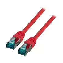 EFB-Elektronik RJ45 Patch laidas Cat.6A S/FTP LSZH Raudonas 1m (MK6001.1R)