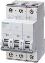Siemens mini grandinės pertraukiklis 10 A 3 polių C charakteristika (5SY4310-7)