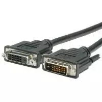 VALUE DVI prailginimo laidas, DVI ST-BU (24+1) dual link 1,0m (11.99.5562)