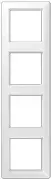 Jung AS 584 WW Baltas rėmelis jungikliui, duroplastas, 80,5 × 293,5 mm
