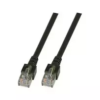 EFB-Elektronik RJ45 Patch Laidas Cat.5e SF/UTP PVC CCA juodas 1m (K5456.1)