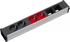 Bachmann 912.025 Maitinimo skirstytuvas 4 AC lizdai Juoda Raudona