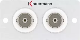 Kištukinis lizdas 2 x BNC Kindermann 7444000538
