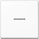 Jungiklis JUNG A 590 KO5 WW — 1 mygtuko, Duroplast baltas, 55×55 mm