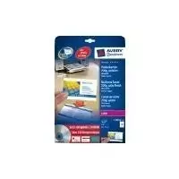 Vizitinės kortelės Avery Quick&Clean C32016-25 (250 vnt., 25 lapai, 85x54 mm, dvipusės, satino apdaila)