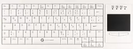 Belaidė klaviatūra GETT CleanType Xtra Touch WL kompaktiška TKL 2,4 GHz QWERTZ