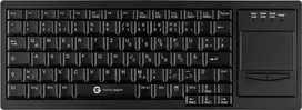 Klaviatūra GETT CleanType Xtra Touch USB QWERTZ vokiška juoda