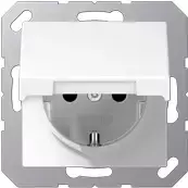 JUNG A 1520 BFKIKL WW. Lizdo tipas: CEE 7/3. Produkto spalva: Balta, medžiaga: Termoplastikas, apsaugos nuo įsiskverbimo klasė (IP kodas): IP44.