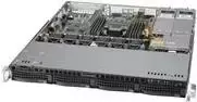 Supermicro SC813M F2TQC4-R407CB – stelažinis korpusas 1U, ATX, SATA/SAS, karštai keičiami diskų lizdai, juodas