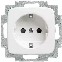 BUSCH JAEGER 2CKA002011A1888 Kištukinis lizdas F tipas 2P+E Baltas IP20 250 V 16 A