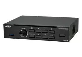 ATEN Seamless Presentation Switch su Quad V, HDMI, USB Type-A, metalinis, juodas, 60 Hz, 15 m
