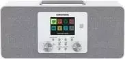 Grundig DTR 6100 2.1 DAB nešiojamas radijas su DAB+ ir FM, baltas