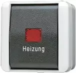 Jung 806 HW elektrinis jungiklis 1P juodas - baltas (806HW)