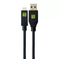 Techly ICOC MUSB31-CMAM10T USB kabelis USB 3.2 Gen 1 (3.1 Gen 1) 1 m USB A USB C Juodas
