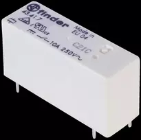Finder PCB galios relė 24 VDC 250 mW (43.41.7.024.0000)