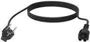 Maitinimo laidas juodas 3 m CEE7/7 IEC C5 Vision TC 3MEUCVLF/BL