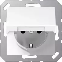 Kištukinis lizdas Jung A 520 KL WW — CEE 7/3, 250 V, 16 A, IP44, baltas, duroplast