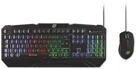 MediaRange MRGS102 žaidimų klaviatūra ir pelė USB QWERTZ juoda RGB
