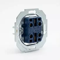 Jungiklis svirtinis Busch‑Jaeger 2000/5 US, metalo mėlynos spalvos