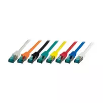 EFB-Elektronik RJ45 Patch kabelis Cat.6A S/FTP LSZH Raudonas 3m