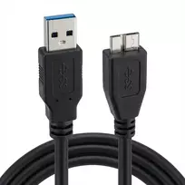 ROLINE USB 3.0 laidas - USB A (vyriškas) - Micro-USB B (vyriškas) - 15 cm - juodas (11.02.8876)