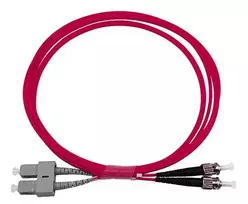 Skaidulinis optinis kabelis BlueOptics SFP3233FU0.5MK SC ST OM4 0,5 m Magenta