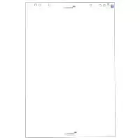Legamaster Flipchart Popieriaus Blokas tuščias 5 vnt - 650 mm - 980 mm - 4,5 kg - 125 mm - 665 mm - 125 mm (7-156000)