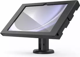Compulocks Surface Pro 8-11 Apex Enclosure Tilting Stand 4 - Befestigungskit (Aufstellung, Gehäuse) - für Tablett - verriegelbar - Metallrahmen - Schw