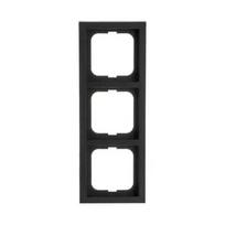 Busch-Jaeger 1723-885K juodas dengiamasis dangtelis, termoplastikas, bevaržtis, 80×222×11 mm