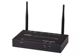 ATEN VP2021 PresentON™ 4K belaidis pristatymo jungiklis su Quad View, darbalaukio, juodas