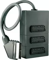 SCART adapteris Schwaiger SCV7030 533 1x SCART 3 išėjimai