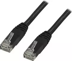 Deltaco TP-67S 7 m Cat6 U/UTP tinklo kabelis, juodas