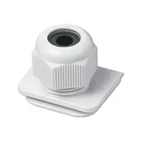 JUNG 893-2 tvirtinimo rinkinys, baltas termoplastikas, priedas elektros jungikliams ir kištukiniams lizdams