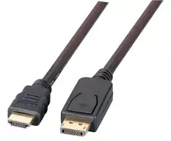 EFB-Elektronik DisplayPort/HDMI laidas Full HD, A-A St-St, 2m, juodas