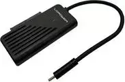LC-Power adapteris USB-C, skirtas 1xNVMe-M.2 SSD ir 1x2.5''/3.5'' HDD/SSD (LC-ADA-USB-SATA-NVME)