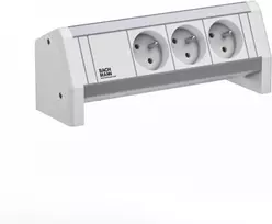 Bachmann DESK 3xUTE model 902.0297 – kištukinis lizdų blokas stalui su 3 UTE lizdais