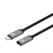Techly USB 3.2 Gen 2 USB-C M/F Laidas 1 m Juodas