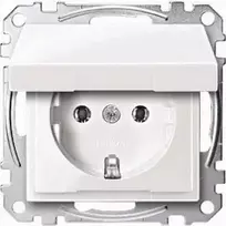 Merten MEG2311-0325 kištukinis lizdas CEE 7/3 baltas, termoplastikas, 250 V 16 A