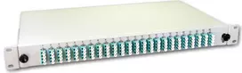 Lightwin LWL Splice Box, 96 Skaidulų, 24x QLC Daugiamodis, 50/125µm OM3 Pigtail Splice Box (SPBOX 96G50 OM3 QLC)