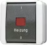 JUNG Heizung-Notschalter 802HW WG800 IP44 Ais 2pol. 802HW (802HW)