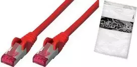 Tinklo kabelis ShiverPeaks BS75711-AR Raudonas 1m