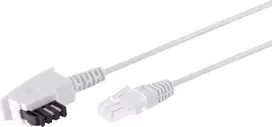 Telefono kabelis ShiverPeaks S/CONN 12-09156 1,5 m baltas