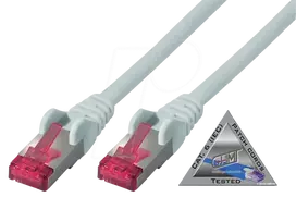 Tinklo kabelis ShiverPeaks BS75711-A1.5W 1,5 m Cat6a S/FTP