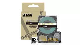 Epson LK-6TKN auksinė permatoma etikečių juosta 2,4 cm (24 mm) terminiam perkėlimui
