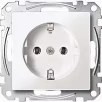 Kištukinis lizdas Merten MEG2301-0419 CEE 7/3, baltas, termoplastikas, 250 V 16 A
