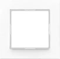 JUNG AC 581 WW baltoji jungiklio dangtelio plokštė, duroplastas, 84×84 mm