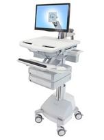 Multimedijos vežimėlis Ergotron StyleView aliuminio pilka balta